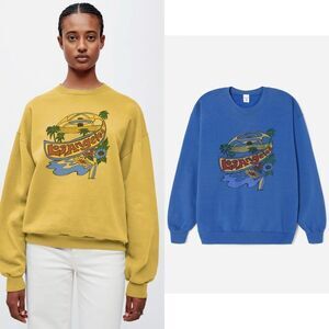 RE/DONE LAX Sweatshirt in Navy blue